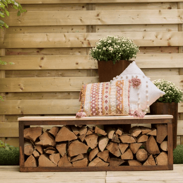 RedFire Wood Storage Zitbank Tyr 120 cm