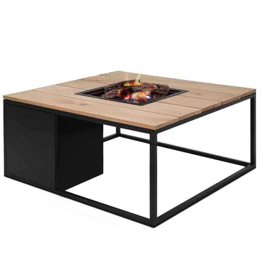 Cosi Fires - Vuurtafel Cosiloft black / teak