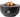 Cocoon Table Bowl - Rond zwart