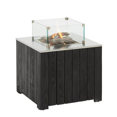 Cosi Fires - Cosicube 70 Black / RVS