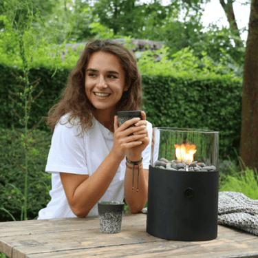Cosi Fires - Cosiscoop XL Gaslantaarn zwart