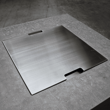 Elementi - RVS deksel vierkant 52,5 cm