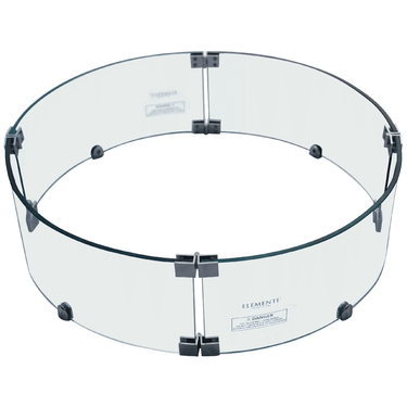 Elementi - brandwerend windscherm rond Ø 76 cm
