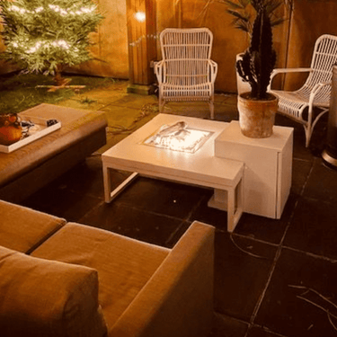 Enjoyfires - Vuurtafel Ambiance wit-wit