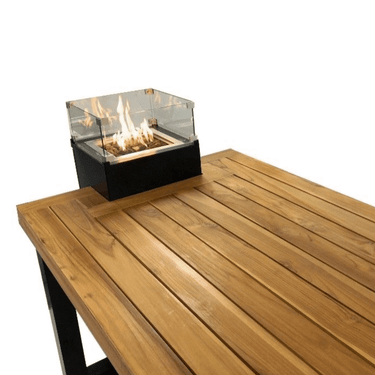 Enjoyfires - Vuurtafel teakhout 180 cm