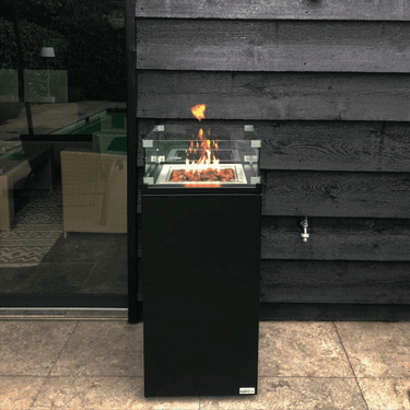 Enjoyfires - Vuurzuil vierkant met wielen