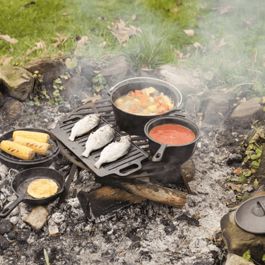 5 Delig Kampvuurkookset - Dutch Oven - Esschert Design