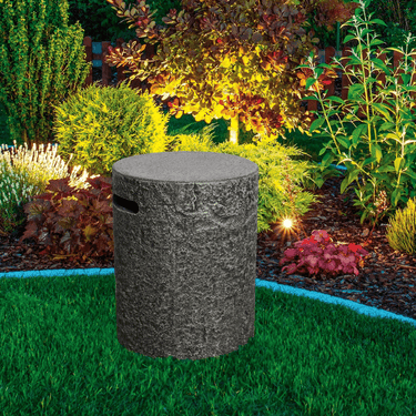 Elementi - Gasfles cover natuursteenlook rond