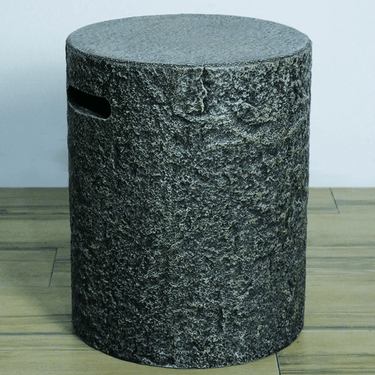 Elementi - Gasfles cover natuursteenlook rond