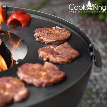 CookKing - Grillplaat met grillrooster voor vuurschaal 100 cm