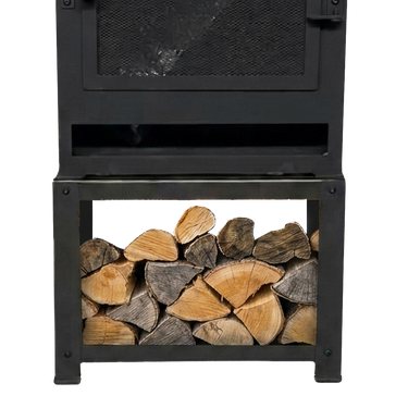 VIK - Onderstel Woodbox Juno - zwart