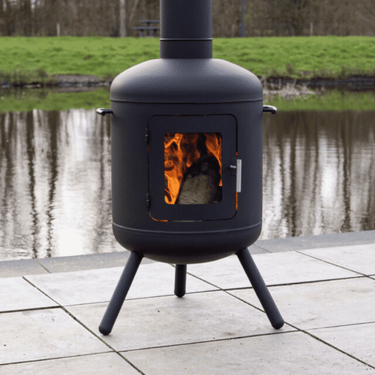 Goodlife - RVS Buitenkachel Kos Zwart