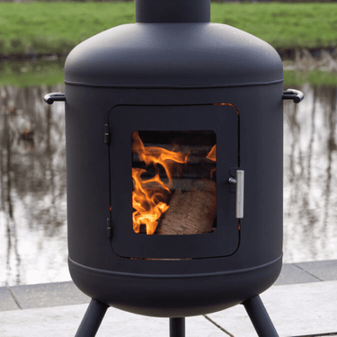 Goodlife - RVS Buitenkachel Kos Zwart