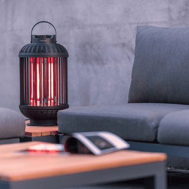Sunred - Heater Indox Dark Tabel Zwart 1200 Watt
