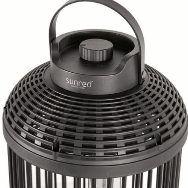 Sunred - Heater Indox Dark Tabel Zwart 1200 Watt