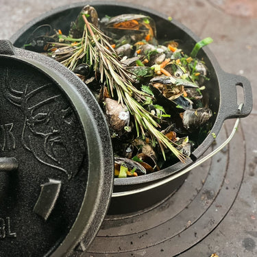 Dutch Oven 3.8L, zonder pootjes - Valhal Outdoor
