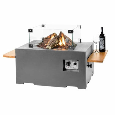 Cocoon Table - Rechthoek klein antraciet