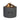 Cocoon Table - Rond antraciet