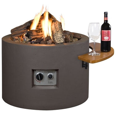 Cocoon Table - Rond bruin