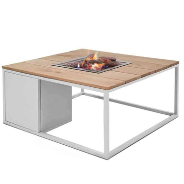 Cosi Fires - Vuurtafel Cosiloft white / teak