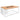 Cosi Fires - Vuurtafel Cosiloft white / teak (120cm)
