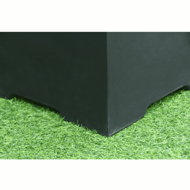 Elementi - Kleine gasfles cover betonlook vierkant zwart