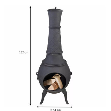 Gietijzeren Tuinhaard XL Antiek (Ø 51 cm) - Esschert Design