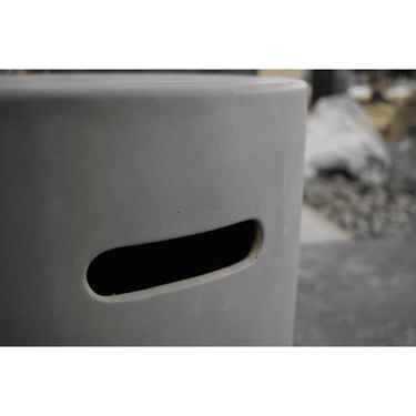 Elementi - Kleine gasfles cover betonlook grijs