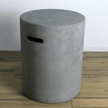 Elementi - Kleine gasfles cover betonlook grijs