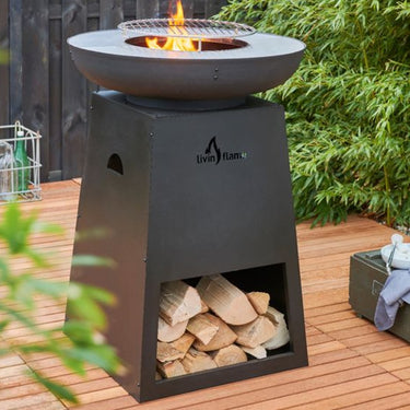 Livin' Flame - Buitenhaard Milton met grillplaat