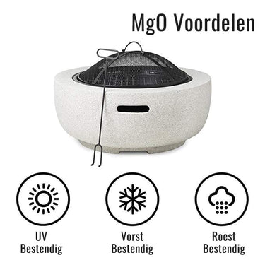 Esschert Design - Vuurschaal Beton(look) MGO S