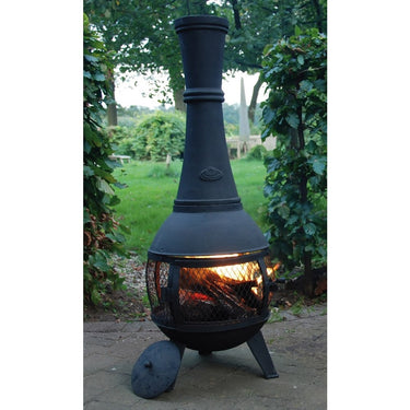 Gietijzeren open Tuinhaard met deur - Esschert Design