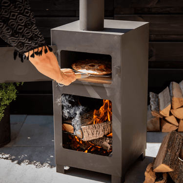Pizza oven + Terraskachel zwart