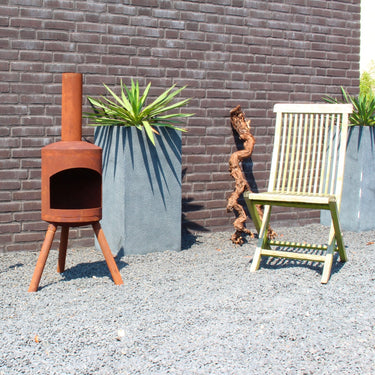 Buitenhaard Potkachel Klein roestkleurig - Home & Garden
