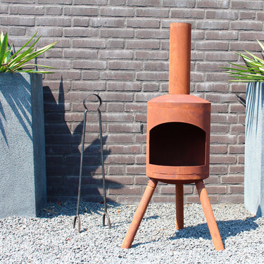 Buitenhaard Potkachel Klein roestkleurig - Home & Garden