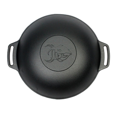 Valhal Outdoor - Wokpan met twee handvaten 36 cm