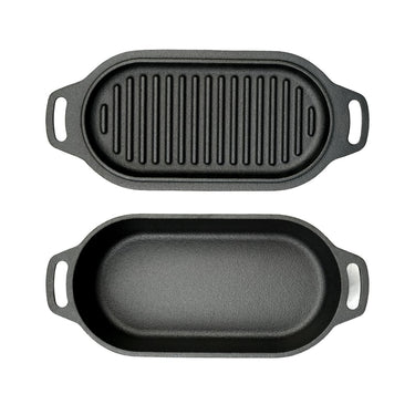 Oven Skillet 1 liter ovaal - Valhal Outdoor