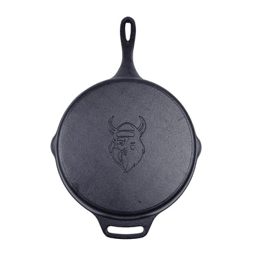 Skillet koekenpan met steel 25 cm - Valhal Outdoor