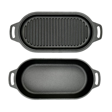 Oven Skillet 2 liter ovaal - Valhal Outdoor