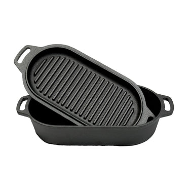 Oven Skillet 2 liter ovaal - Valhal Outdoor