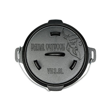Dutch Oven 3.8L, zonder pootjes - Valhal Outdoor
