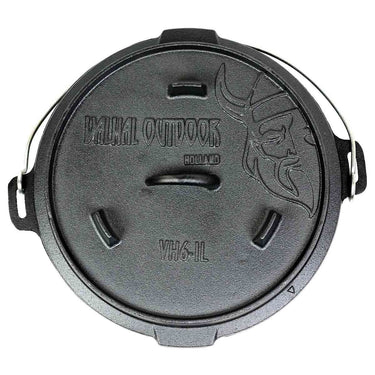 Dutch Oven 6.1L met pootjes - Valhal Outdoor